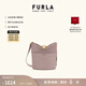 芙拉（FURLA）【禮物】SFERA SOFT牛皮迷你女士時(shí)尚休閑單肩斜挎包水桶包 灰色