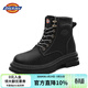 Dickies男士馬丁靴高幫時(shí)尚男靴百搭舒適透氣工裝靴 黑色    40   