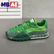 MBAE品牌輕奢老爹鞋男2026春季新款透氣運動(dòng)鞋男氣墊增高休閑鞋子男 綠色 -高端男鞋 42 -皮鞋碼,偏大