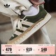 adidas「鯊魚(yú)面包鞋」ADIMATIC經(jīng)典運動(dòng)板鞋男女阿迪達斯三葉草   綠色/乳白色/紙板黃   42