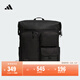 adidas多口袋運動(dòng)雙肩背包電腦包男女阿迪達斯官方   黑色   NS(均碼)