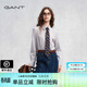 GANT/甘特25秋季新款女士純棉豎條紋襯衣學(xué)院風(fēng)收腰顯瘦長(cháng)袖襯衫 604-哈佛紅 S