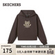 斯凱奇（Skechers）2026秋季女款連帽衛衣柔軟運動(dòng)休閑衫長(cháng)袖T恤上衣L325W060