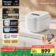 松下（Panasonic）【國家補貼】Xtra零零煲2.0電飯煲0涂層家用電飯鍋4-5人IH無(wú)涂層不銹鋼4升一級能效SR-HFS155-W