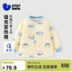 迷你巴拉（minibala）【夾棉】?jì)和兠藜揖由弦履信瘜殞氂H膚卡通外套秋冬