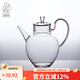 九土玻璃茶壺花茶壺仿宋手執壺中式泡茶壺耐熱玻璃可煮帶過(guò)濾單壺 茶壺【淡雅粉把手】 530ml