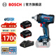 博世（BOSCH） GDS 18V-400無(wú)刷鋰電沖擊扳手充電式架子工大功率風(fēng)炮電動(dòng)扳手 雙電版（5Ah×2塊電池）