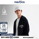nautica white sail白帆×CityBoy 日系中性寬松經(jīng)典全開(kāi)襟毛衣JPSW4404 藏青4NV M