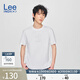 Lee商場(chǎng)同款舒適版圓領(lǐng)Logo印花男短袖T恤休閑潮流LMT0101113RX 白色 L
