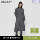 moussy 新品法式田園風(fēng)花邊立領(lǐng)碎花連衣裙028HAZ30-1331 025花紋黑色 M 00002/M