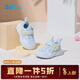 361°童鞋女童學(xué)步鞋密網(wǎng)兒童幼童鞋秋冬款軟底魔術(shù)貼寶寶鞋子 淺冰藍色/杏露黃色/水清藍色 27