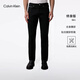 Calvin KleinJeans【免費改褲】四季款男士休閑通勤ck修身黑色洗水微彈牛仔褲 8E6-牛仔黑 32
