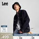 Lee舒適版男經(jīng)典款騎士牛仔夾克長(cháng)袖翻領(lǐng)外套休閑潮LMT0090125PN 清水洗 L
