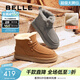百麗（Belle）戶(hù)外休閑雪地靴男冬季新商場(chǎng)同款厚實(shí)保暖東北靴8PF01DD4 灰色 40 (250mm)