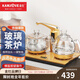 金灶（KAMJOVE） 全智能自動(dòng)上水電熱水壺玻璃燒水壺保溫泡茶電茶壺高硼硅玻璃電茶爐燒水器自動(dòng)上水 0.8L G8（23*37cm）橫版按鍵