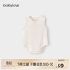 babylove嬰兒包屁衣夏季薄款莫代爾連體衣寶寶無(wú)袖背心三角爬服睡衣夏裝