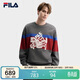 FILA 斐樂(lè )官方馬上起飛情侶款套頭衛衣2026春季休閑寬松純棉針織上衣