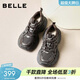 百麗（Belle）星河軌跡機能風(fēng)老爹鞋女26春新厚底增高運動(dòng)休閑鞋B2199AM6A預售 復古灰 38