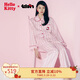 野獸派家居（tbh）三麗鷗Hello Kitty天絲棉家居服套裝軟棉棉四季條紋睡衣 長(cháng)款 M