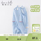戴維貝拉（DAVE＆BELLA）夏款新品新生兒服裝嬰兒連體衣女寶寶哈衣 天藍色DBW14173-2 90cm （建議身高80-90cm）
