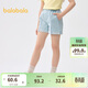 巴拉巴拉童裝兒童短褲女童2025夏裝牛仔休閑中大童褲子208225110002