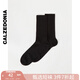 Calzedonia卡澤意襪春夏新男士舒適休閑簡(jiǎn)約棉質(zhì)純色短襪UC0025 黑色-019 1雙 均碼 42-43