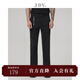 杰帝梵（J.D.V）男裝春夏新品商場(chǎng)同款黑色直筒百搭微彈透氣九分褲休閑褲SPN3605 黑色 XL 180/84A