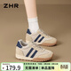 ZHR則則內增高5CM德訓鞋女新款復古運動(dòng)鞋女厚底輕便女鞋 AK270M灰藍37