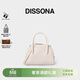 DISSONA迪桑娜女包半月波士頓枕頭包保齡球包斜挎小包單肩【禮物】 米白色