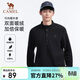 駱駝（CAMEL）戶(hù)外抓絨衣男立領(lǐng)防風(fēng)雙面加絨保暖抗靜電徒步登山?jīng)_鋒衣內膽1008
