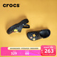 卡駱馳（CROCS）洞洞鞋貝雅男鞋女鞋輕便耐磨一腳蹬拖鞋休閑鞋|10126 黑色-001 41 /42(260mm)