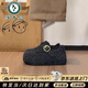 啄木鳥(niǎo)全包灰色毛氈勃肯鞋女款2026新款春季一腳蹬懶人鞋內增高樂(lè )福單鞋 深灰色 37 (235mm)
