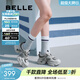 百麗（Belle）拼接老爹鞋女商場(chǎng)同款網(wǎng)面透氣厚底鞋D5D1DBM5預售 灰色 37 (235mm)