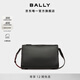 BALLY巴利CODE黑色皮革男士斜挎包6306635 黑色 均碼