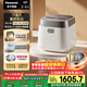 松下（Panasonic）【國家補貼】飯光光2.0電飯煲0涂層IH加熱家用電飯鍋4-5人無(wú)涂層不銹鋼母嬰級4升一級能效HNS152