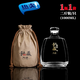 VALERIE GRAHAM德國品質(zhì)玻璃白酒瓶空瓶子高檔高端自釀密封一斤裝定制3儲存2散酒 (2斤)-透明-酒瓶*1只+布袋*1條(6