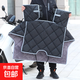 冬季電動(dòng)車(chē)擋風(fēng)被加絨加厚電摩加大防水擋風(fēng)罩電瓶車(chē)防寒保暖四季 冬款-黑色【大側翼加絨加厚】