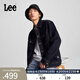 Lee舒適版男經(jīng)典款騎士牛仔夾克長(cháng)袖翻領(lǐng)外套休閑潮LMT0090125PN 清水洗 L