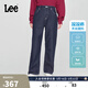 Lee涼涼褲商場(chǎng)同款25新品429中腰直腳天絲女牛仔褲