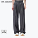 ANN ANDELMAN【余承恩同款】官方直營(yíng) 闊腿休閑垂感直筒褲高腰西褲 灰色 XS