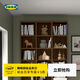 宜家（IKEA）BILLY畢利書(shū)架加高配件置物落地多層收納架小柜子儲物柜 (加高件)褐色80x28x35cm