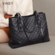 viney牛皮托特包大容量包包女包品牌單肩大包生日禮物高級感送女友老婆