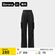 蕉內（Bananain）熱皮5系女士工裝闊腿長(cháng)褲子休閑運動(dòng)褲秋冬季加厚加絨寬松女裝