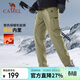 駱駝（CAMEL）男裝休閑褲男款加絨直筒工裝褲時(shí)尚潮流百搭機能長(cháng)褲 A13CAEO118