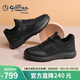 金利來(lái)（Goldlion）男鞋運動(dòng)休閑鞋百搭舒適潮流時(shí)尚休閑鞋G567430444AAA黑色41