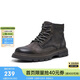 天美意男靴工裝靴百搭戶(hù)外男皮短靴時(shí)尚百搭男鞋