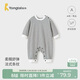童泰（TONGTAI）嬰兒連體衣春秋季寶寶衣服男童女童休閑哈衣爬服童裝黑色90cm
