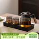 憶壺茶泡茶壺茶水分離杯玻璃茶壺家用辦公泡茶壺泡茶杯茶具個(gè)人專(zhuān)用 600ML煙灰壺+2杯+茶盤(pán)