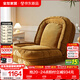 全友家居網(wǎng)紅人類(lèi)狗窩沙發(fā)家用臥室陽(yáng)臺多功能折疊懶人可睡覺(jué)沙發(fā)家具 蘋(píng)果派黃丨燈芯絨丨懶人沙發(fā)A