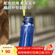 特百惠水力瓶夏季大容量戶(hù)外運動(dòng)水壺可拆卸吸管杯男女學(xué)生塑料水杯子 夜海藍1.2L